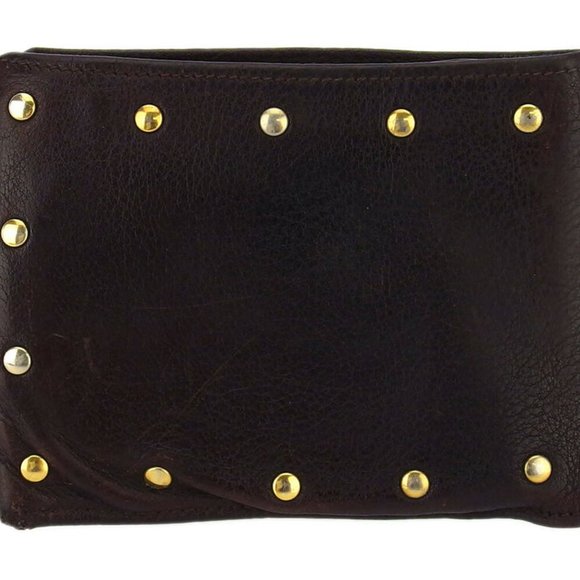 DOLCE & GABBANA two-fold wallet logo plate leather Auth used T18435 - Picture 2 of 8